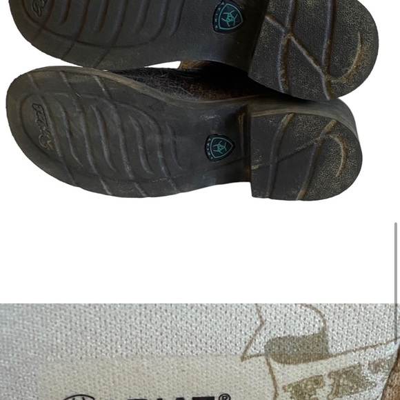 Ariat Fatbaby Leopard Cowboy Boot. 7.5 - Picture 6 of 9